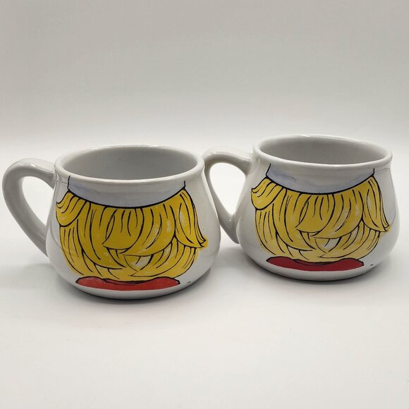 Vintage Campbell’s Kids Soup 1998 MCM Retro Collectible Mugs Cups Bowls Set of 2 - Picture 5 of 12